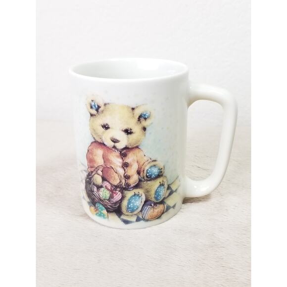 Gibson Otagiri Bear Coffee Mug Tea Cup 4" Teddy Bear Japan Vintage Collectible - Picture 1 of 11
